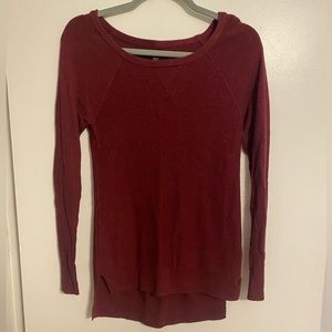 Maroon, lightweight sweater